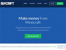 Tablet Screenshot of buycraft.net